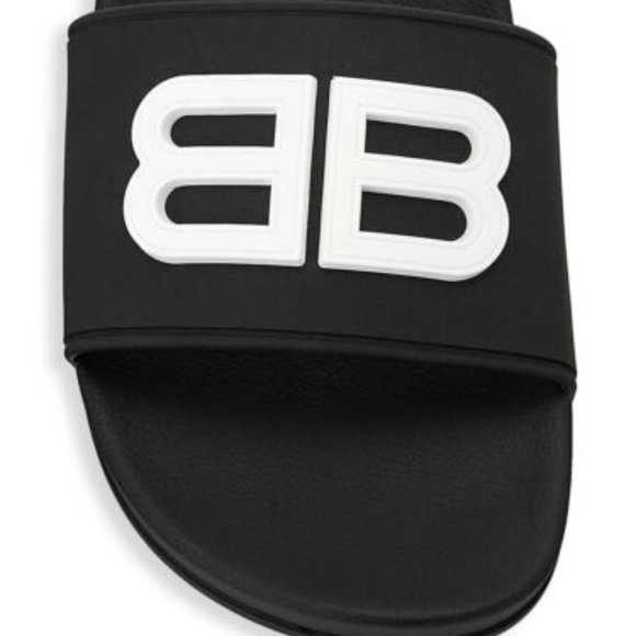 BALENCIAGA Pool BB Slide Sandal - Picture 4 of 6